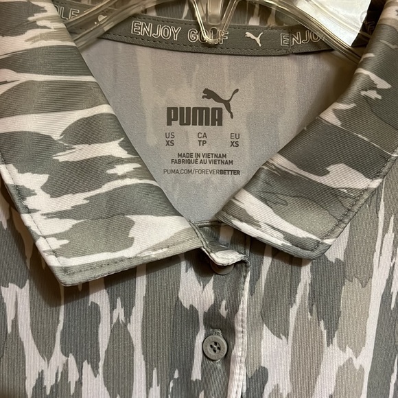 NWT PUMA Cloudspun Three Brush Sleeveless Polo Golf Shirt - XS - Picture 6 of 11